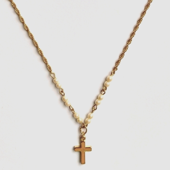 Girls Cross Necklace